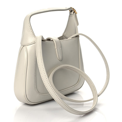 Gucci Boarded Dyana Lux Calfskin Mini Jackie 1961 Hobo Mystic White 3 of 10