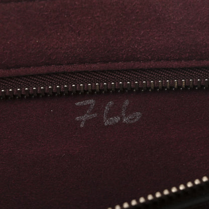 Givenchy Grained Calfskin Small Shark Lock Satchel Burgundy 18 of 19
