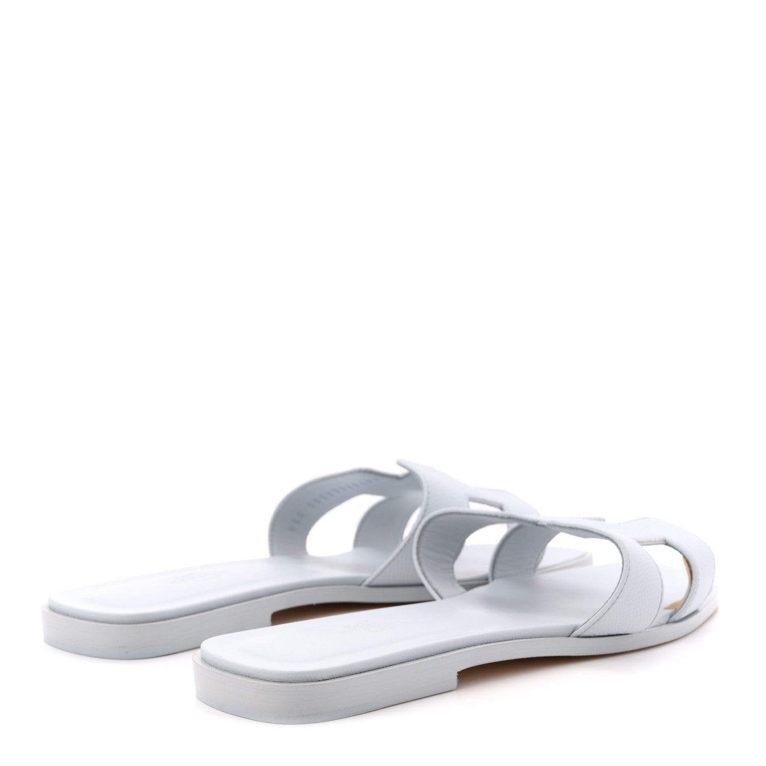Hermes Epsom Oran Sandals 39 Bleu Glacier 1842153 – FASHIONPHILE