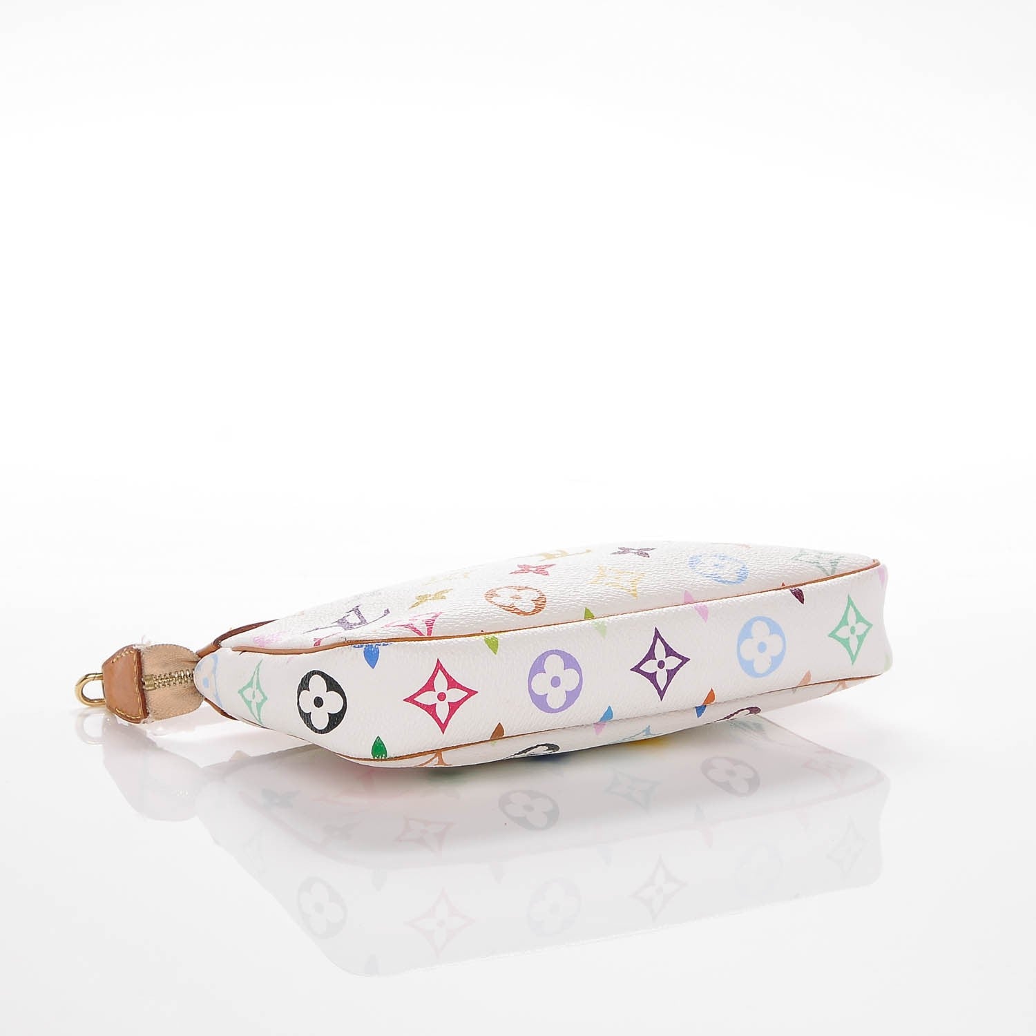 Louis Vuitton Monogram Multicolor Pochette Accessories White 4 of 9