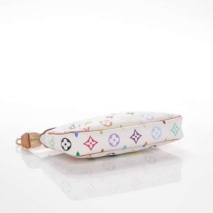 Louis Vuitton Monogram Multicolor Pochette Accessories White 4 of 9