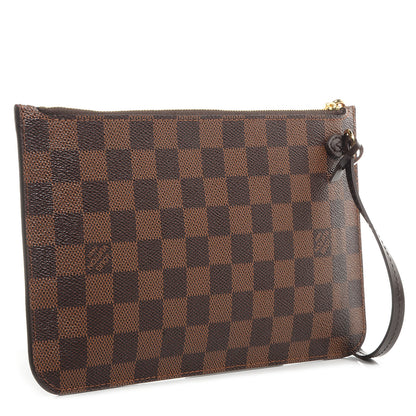 Louis Vuitton Damier Ebene Neverfull MM GM Pochette 3 of 7