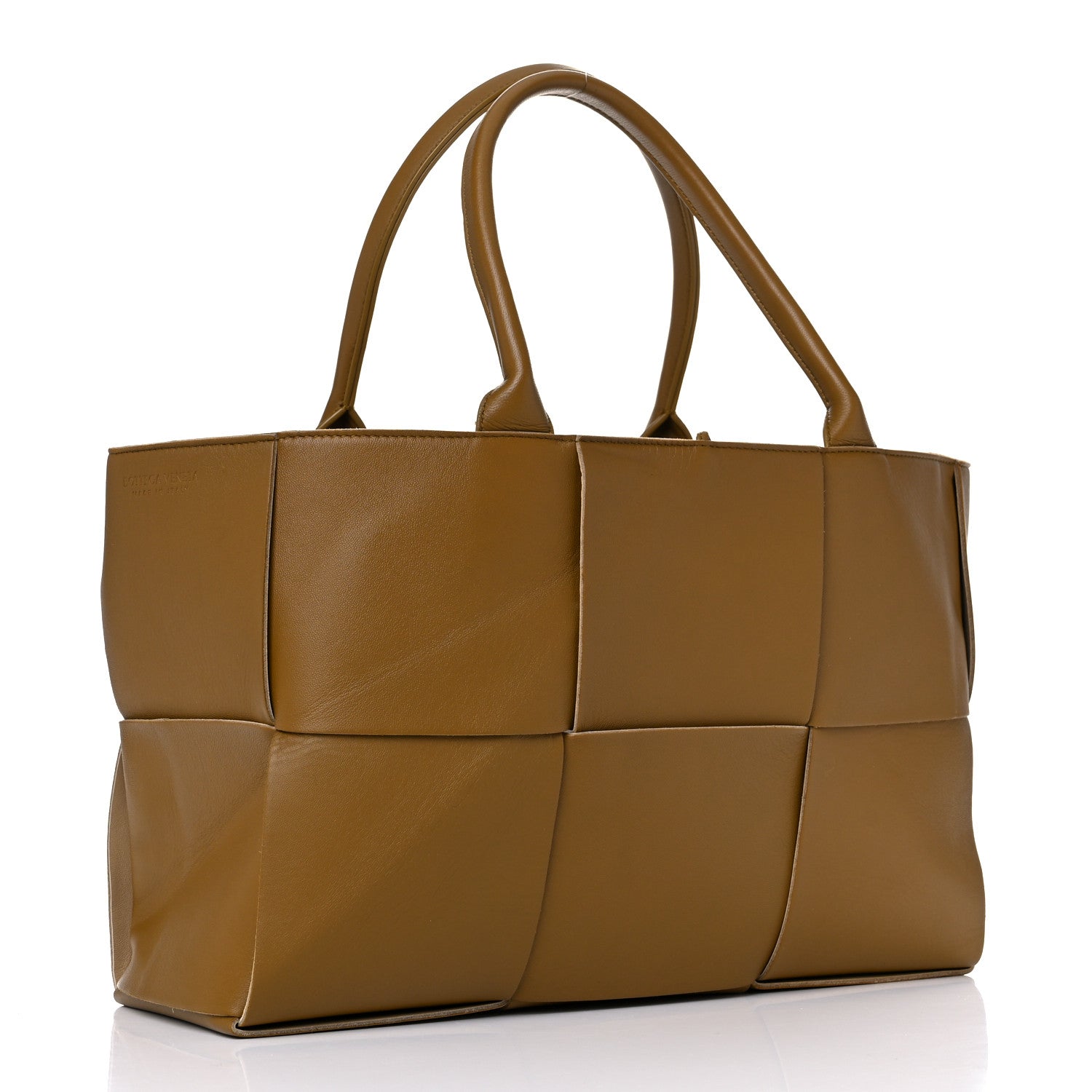 Bottega Veneta Nappa Maxi Intrecciato Arco Tote Moutarde Beige 4 of 13