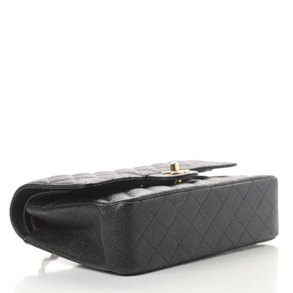 Chanel Caviar Quilted Medium Double Flap Black 4 of 13