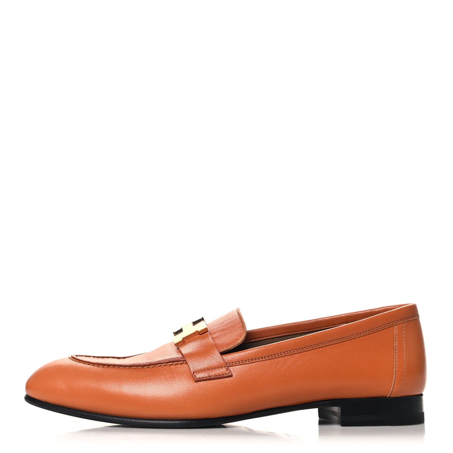 Goatskin Womens Paris Loafers 39 Marron Glaise