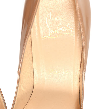 Christian Louboutin Patent Pigalle 100 Pumps 37 Nude 8 of 10