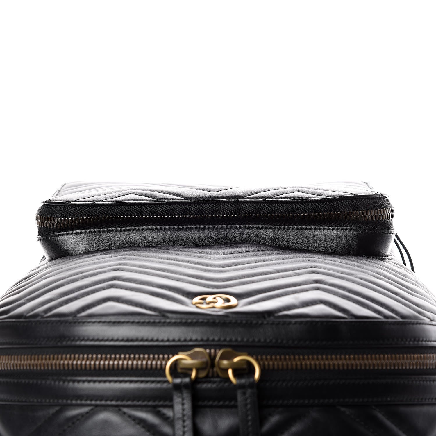 Gucci Calfskin Matelasse GG Marmont Day Backpack Black 11 of 17