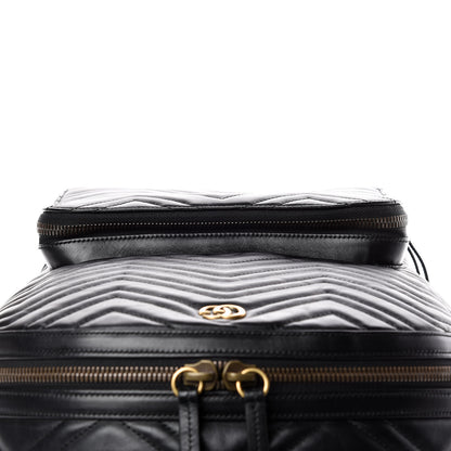 Gucci Calfskin Matelasse GG Marmont Day Backpack Black 11 of 17