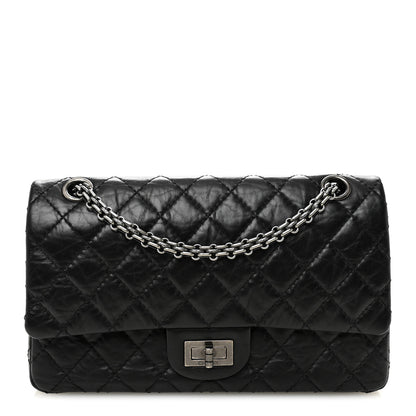 Chanel Aged Calfskin Quilted 2.55 Reissue 225 Flap Black 1 of 12