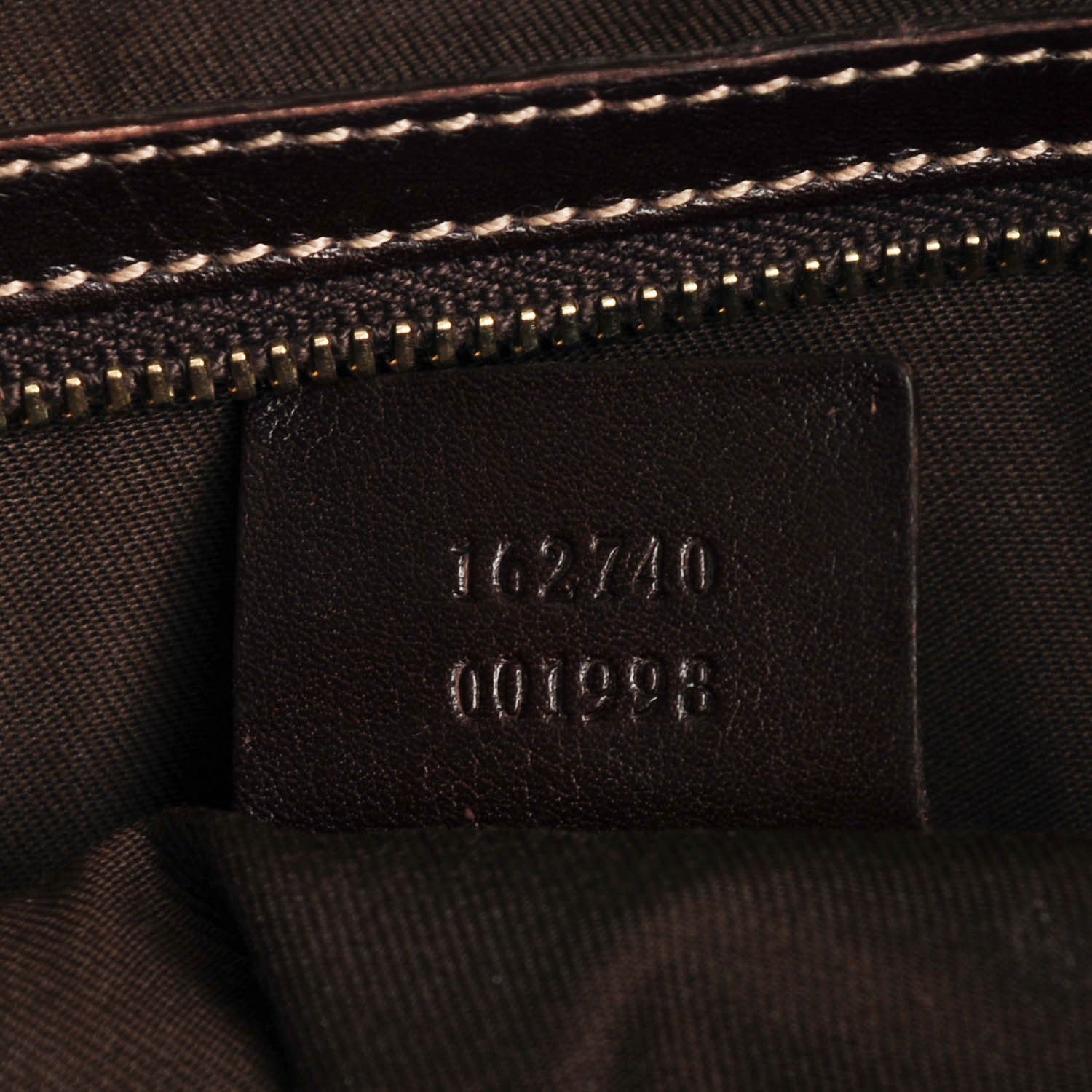 Gucci Calfskin Medium Britt Hobo Dark Brown 7 of 7