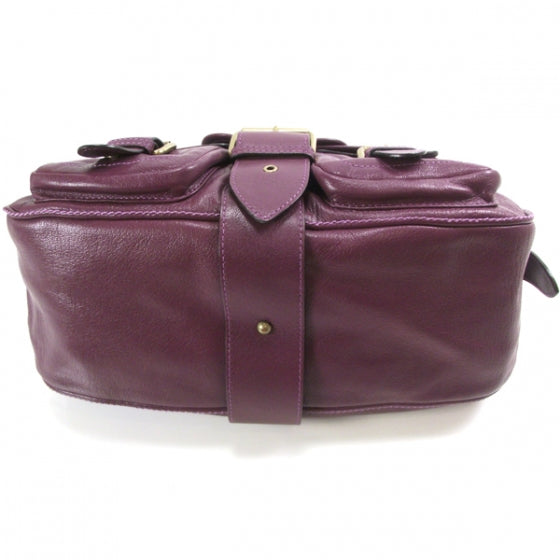 Marc Jacobs Leather Adina Shoulder Bag Purple 4 of 10