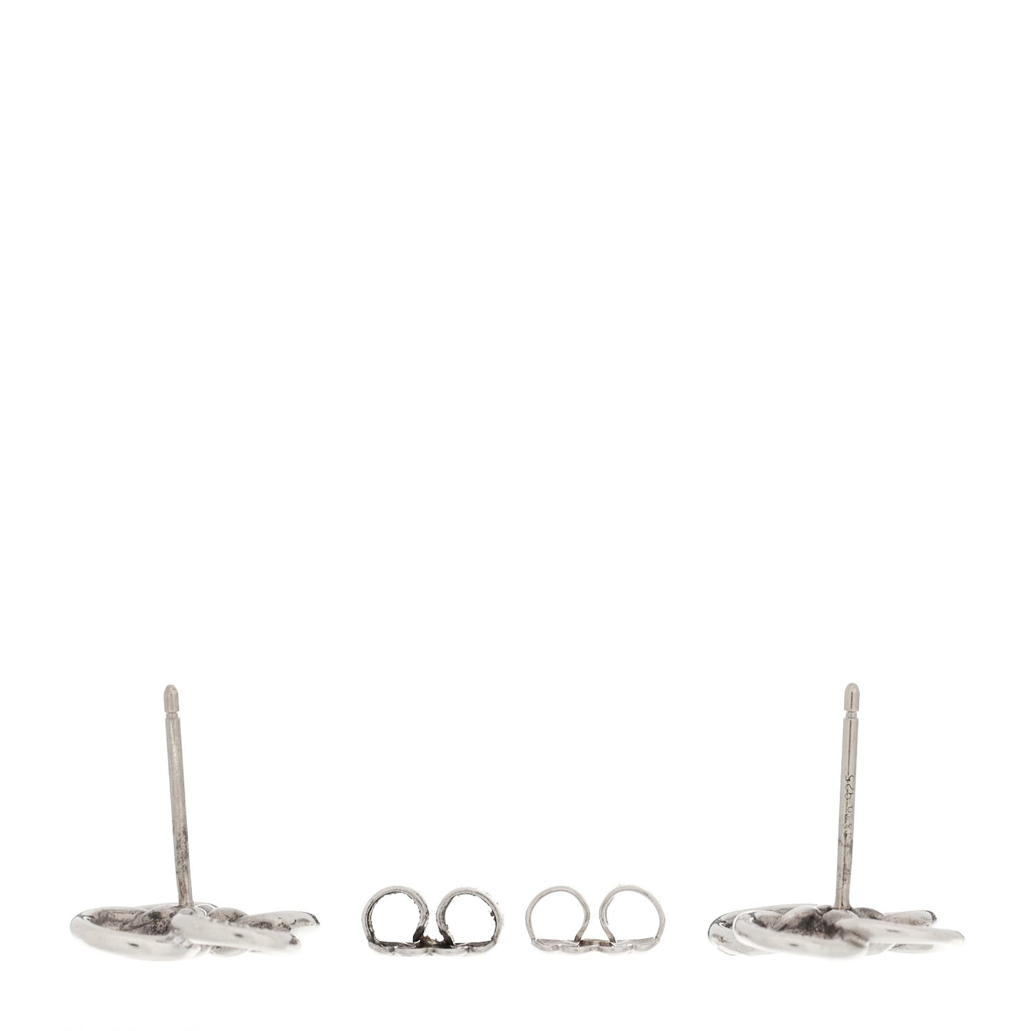 Sterling Silver Elsa Peretti Quadrifoglio Earrings