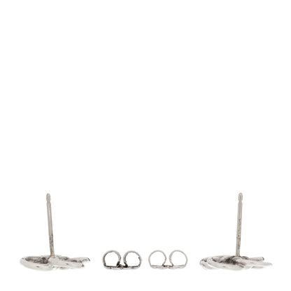 Tiffany Sterling Silver Elsa Peretti Quadrifoglio Earrings 3 of 4