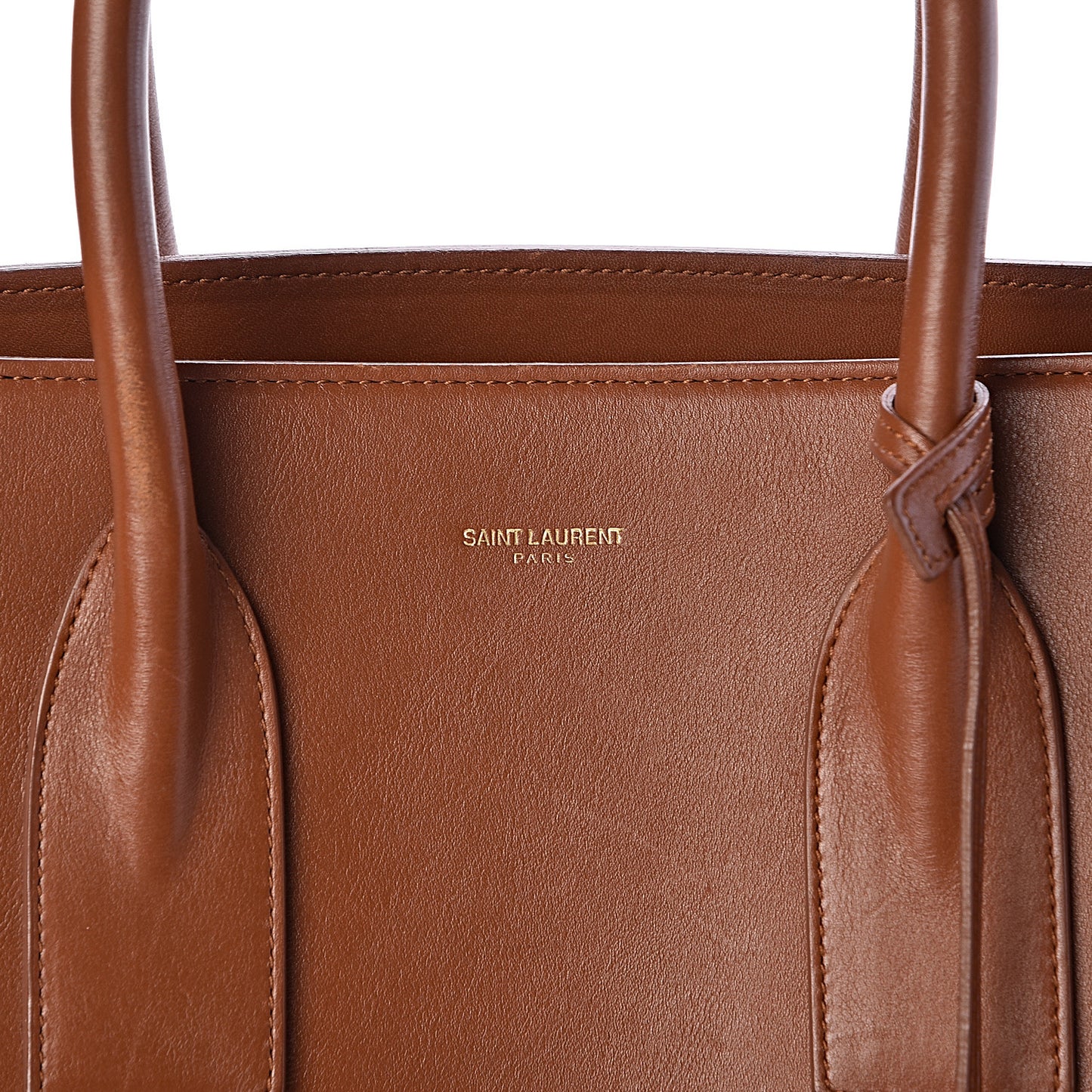 Calfskin Large Sac De Jour Carryall Cognac