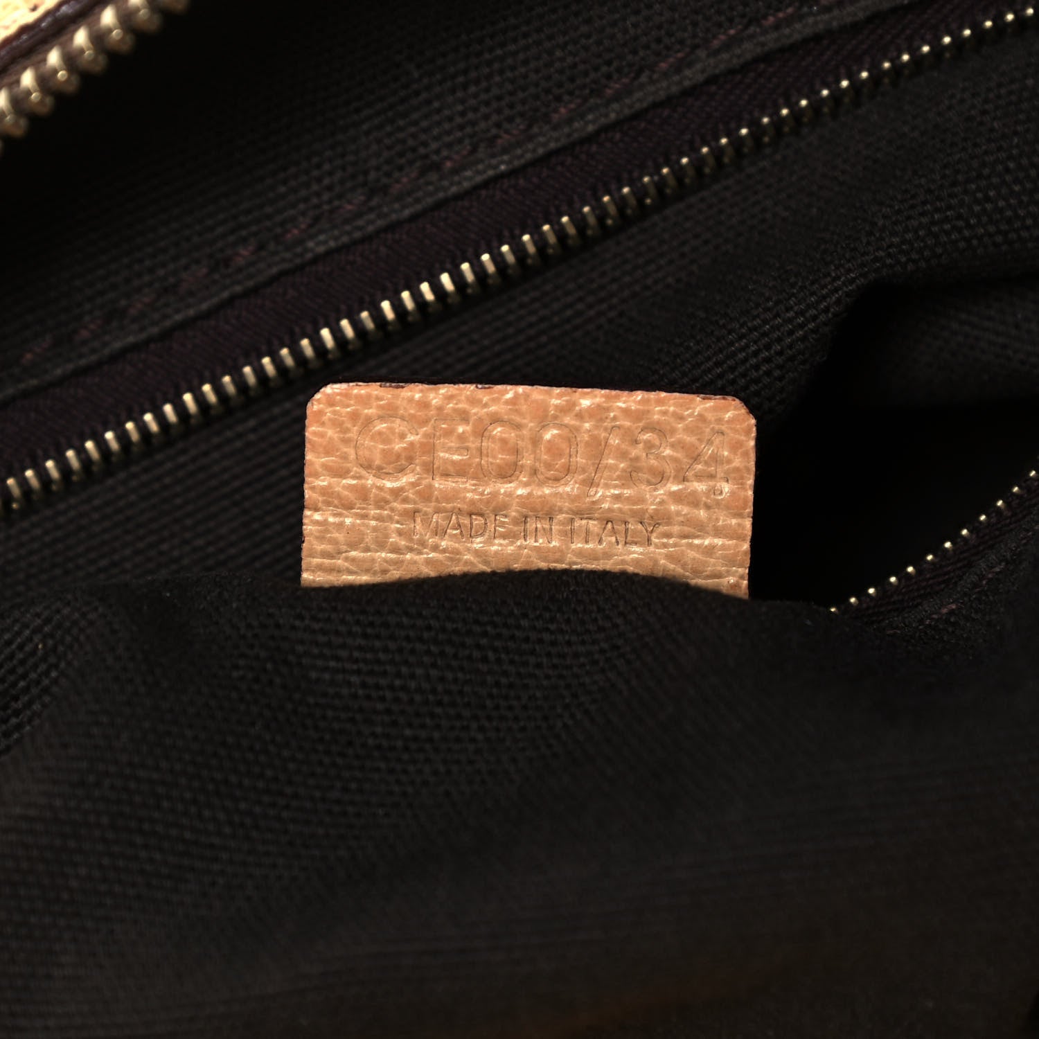 Celine Perforated Calfskin Satchel Brown 7 of 9