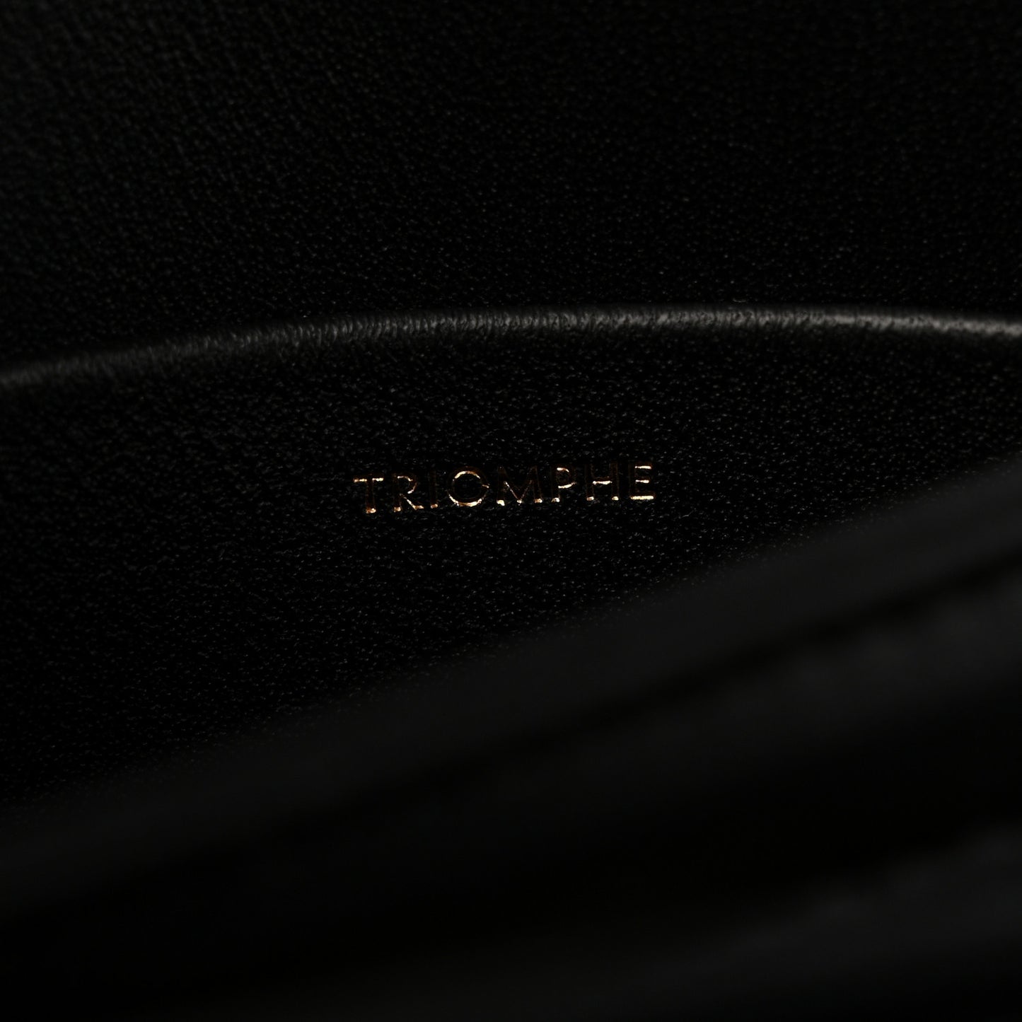 Shiny Calfskin Teen Triomphe Black