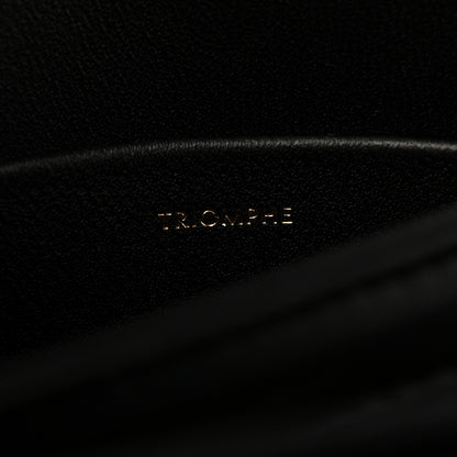 Celine Shiny Calfskin Teen Triomphe Black 7 of 13
