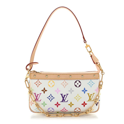 Louis Vuitton LV X TM Monogram Multicolor Pochette Accessories White 1 of 10
