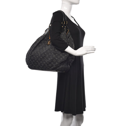 Louis Vuitton Denim Mahina XL Black 2 of 8