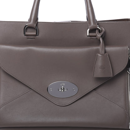 Mulberry Silky Calf Medium Willow Tote Taupe 11 of 13