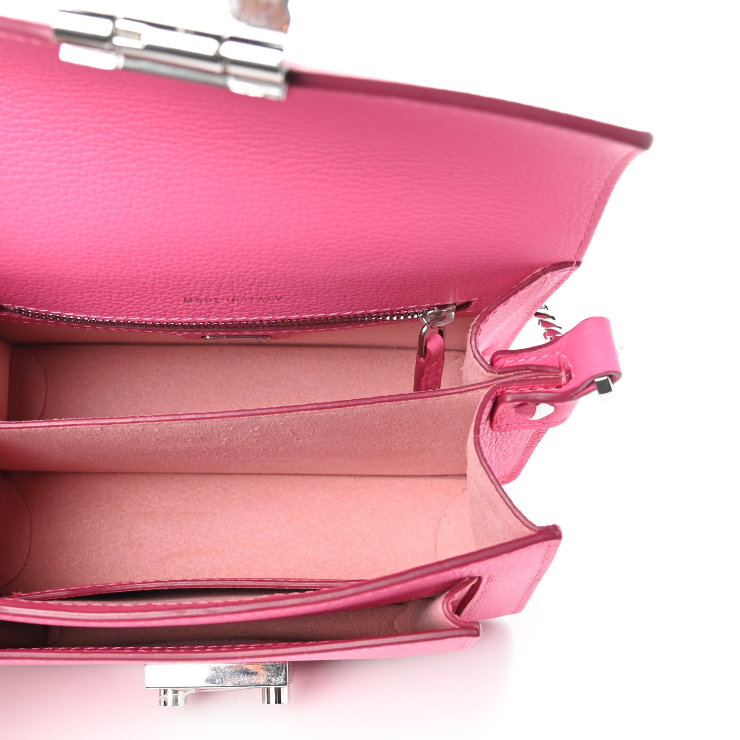 MCM Calfskin Patricia Crossbody Bag Sugar Pink 5 of 9