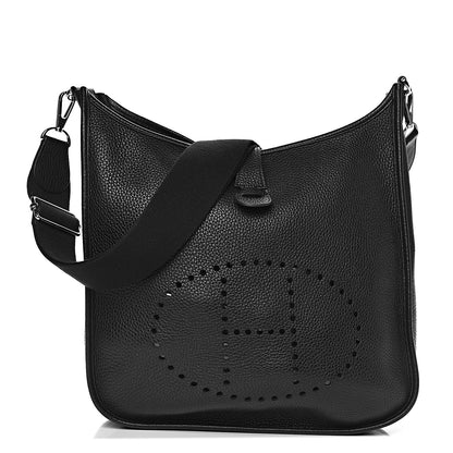 Hermes Taurillon Clemence Evelyne III GM Black 1 of 10