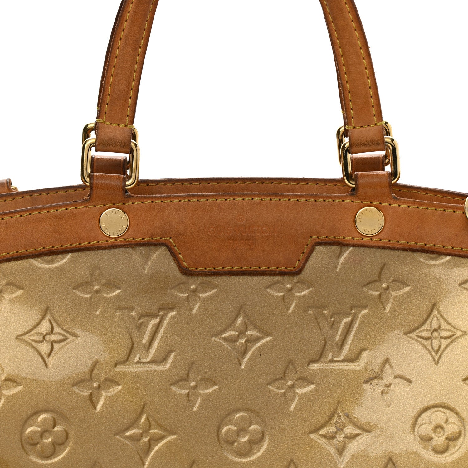 Louis Vuitton Vernis Brea GM Beige Poudre 7 of 13