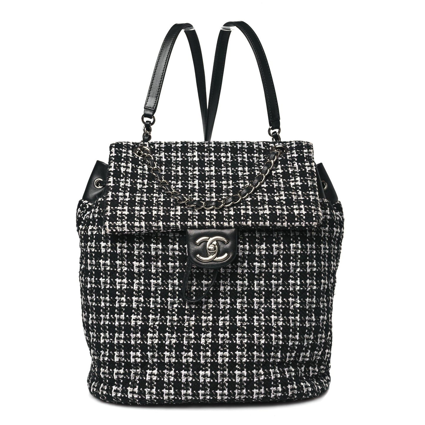 Tweed Large Urban Spirit Backpack Black White