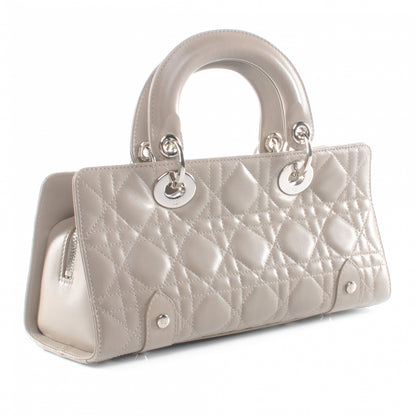 Christian Dior CHRISTIAN DIOR Cannage Quilted Soft Lady Dior East West Bag Taupe 3 of 7