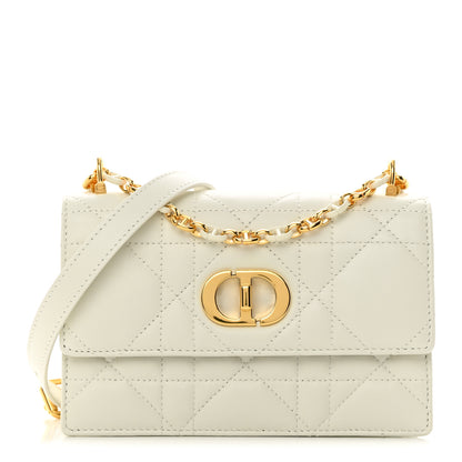Christian Dior Lambskin Macrocannage Mini Miss Caro Bag Latte 1 of 14