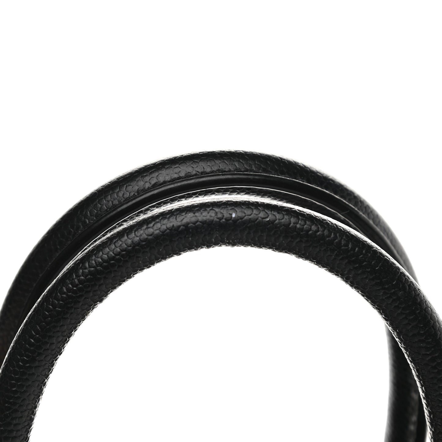 Grained Calfskin Nano Sac De Jour Black