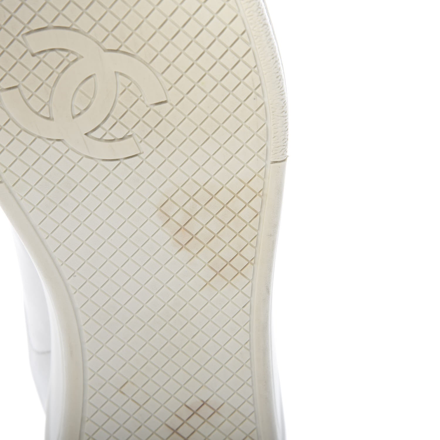 Chanel Calfskin CC Sneakers 38 White 8 of 12