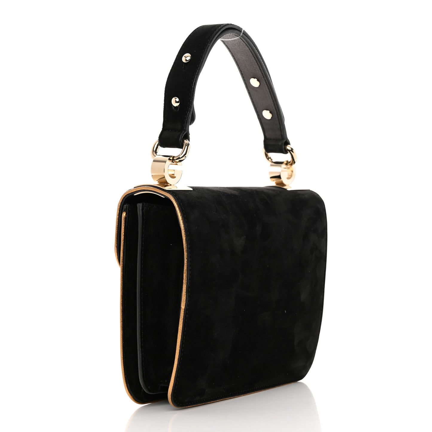Nubuck 1973 Flap Bag Black