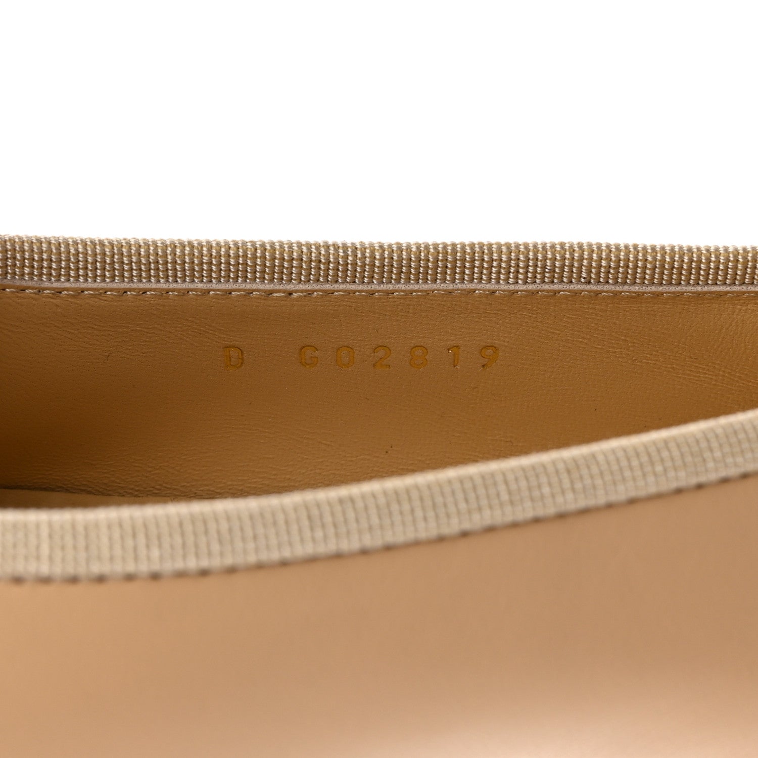Chanel Lambskin Cap Toe CC Ballerina Flats 38 Beige Black 8 of 10