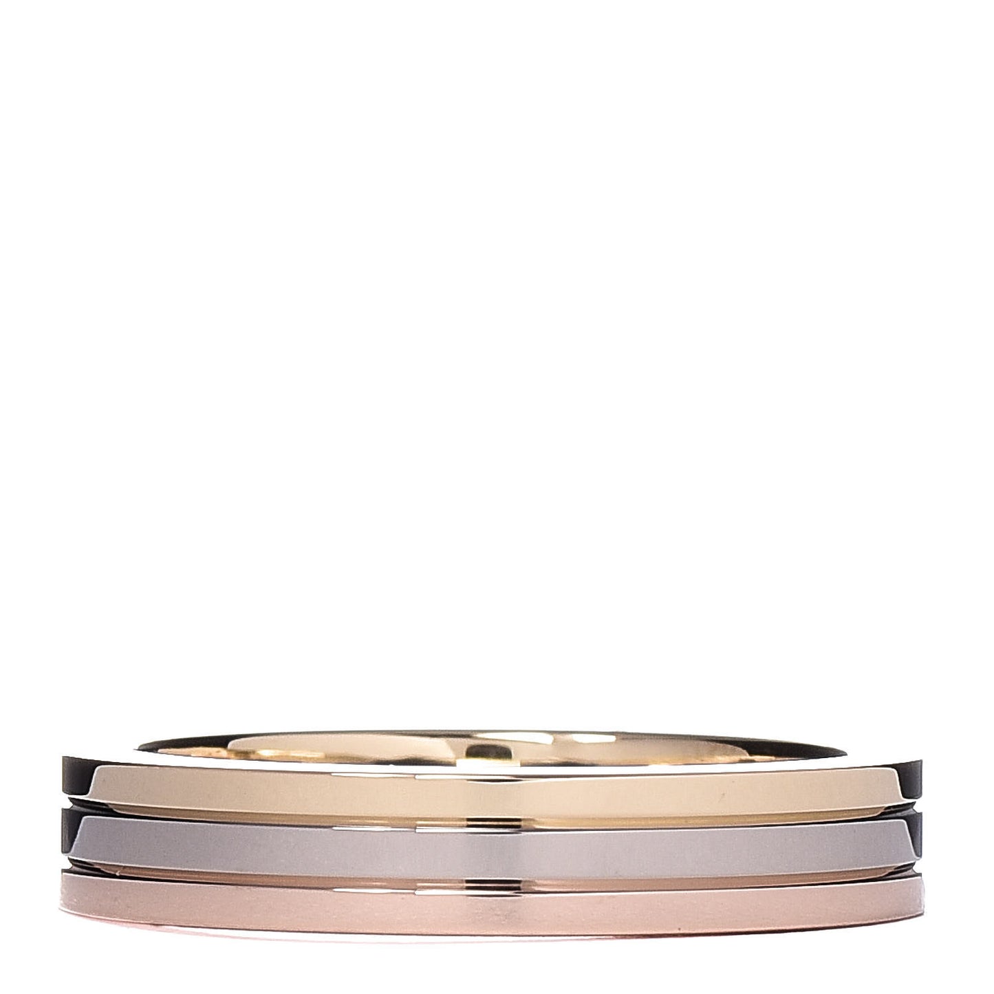 18K Pink White Yellow Gold 3.5mm Vendome Louis Cartier Wedding Band Ring 48 4.5