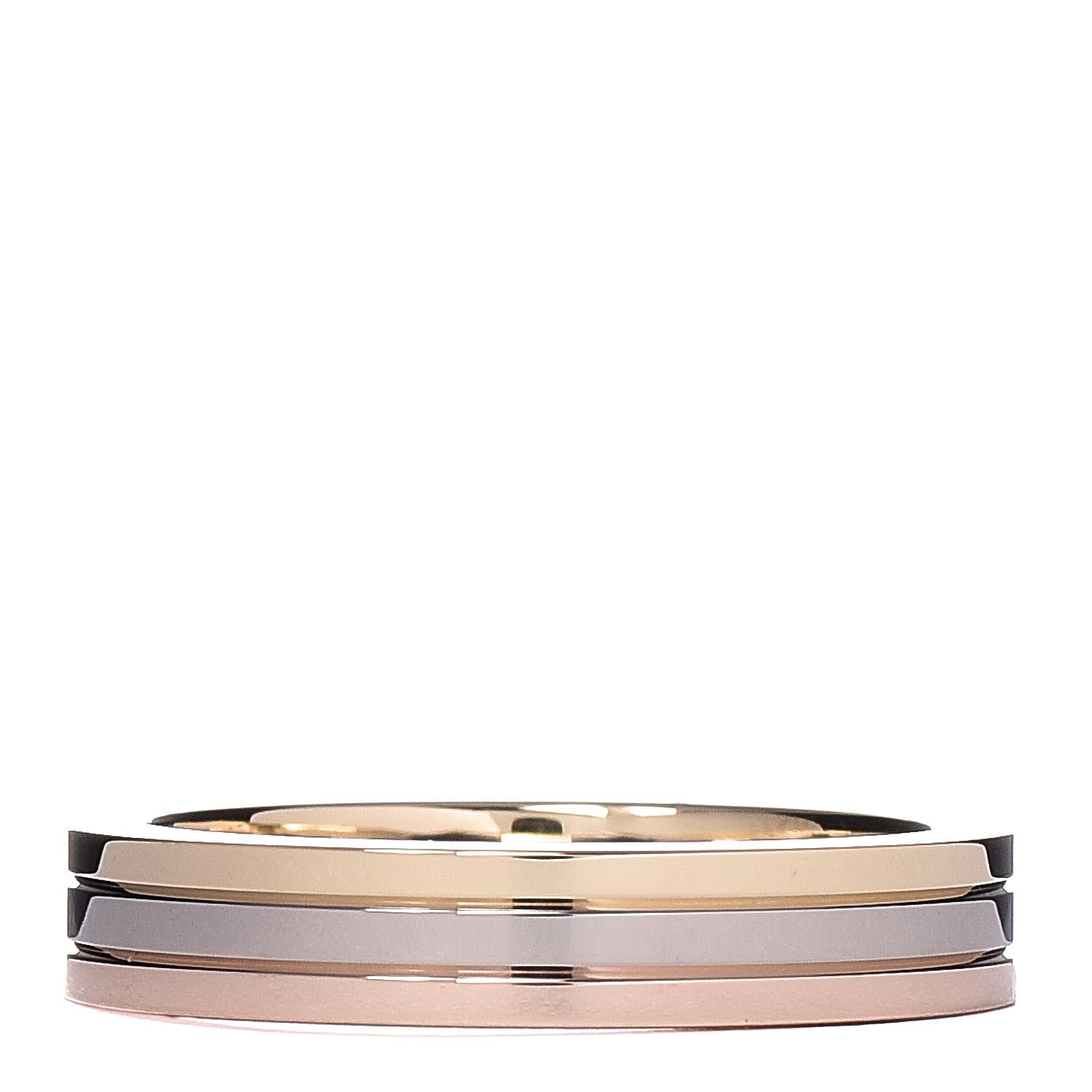 Cartier 18K Pink White Yellow Gold 3.5mm Vendome Louis Cartier Wedding Band Ring 48 4.5 3 of 7