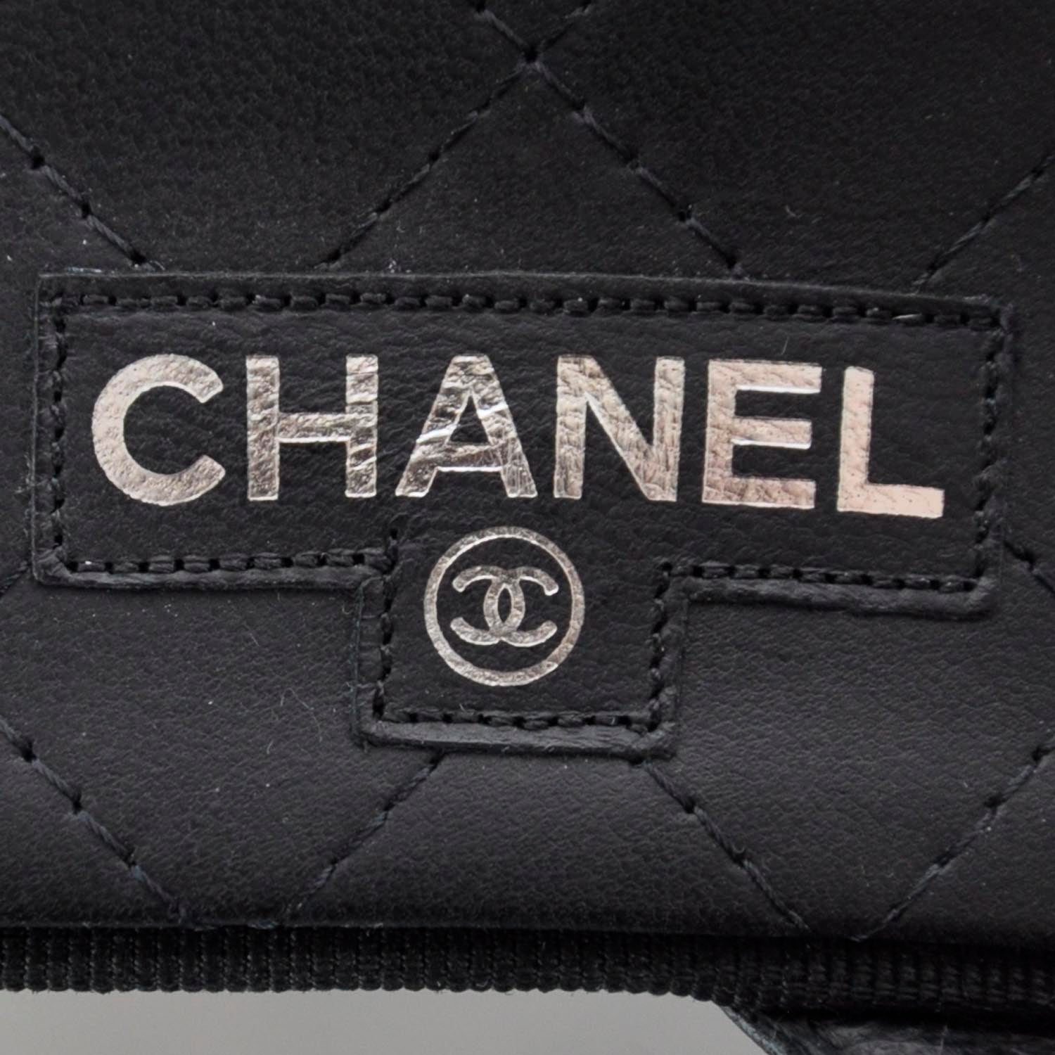 Chanel Leather Quilted CC Turnlock Sandals 38.5 Black 7 of 8