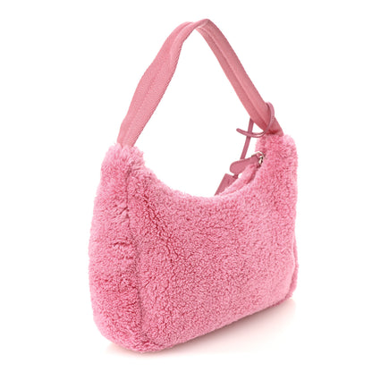Prada Terry Cloth Mini Re-Edition 2000 Bag Petalo Black 3 of 10