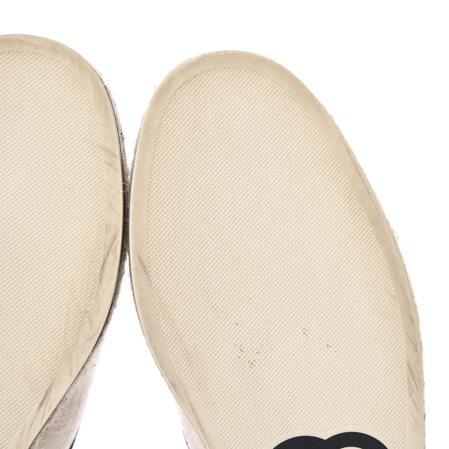 Chanel Cotton Lace Up Espadrilles 41.5 Light Beige 15 of 15