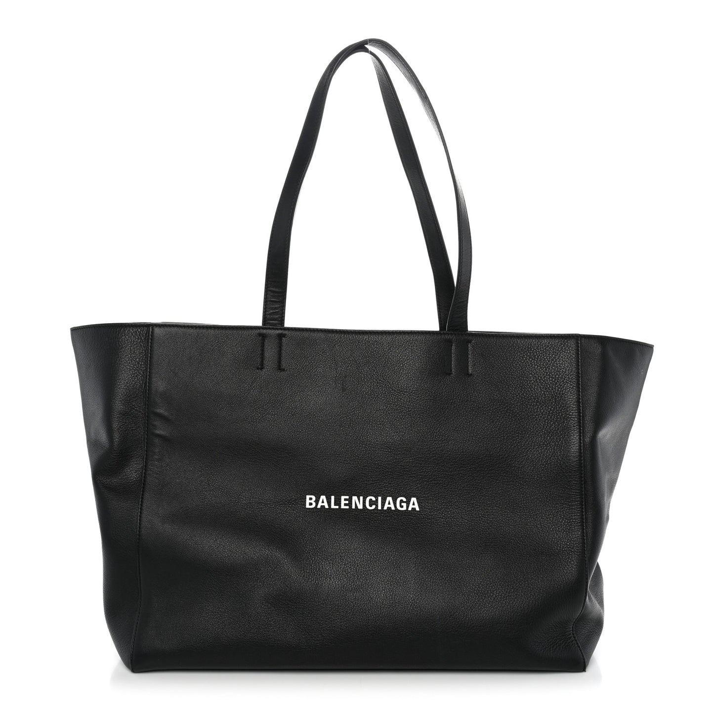Smooth Calfskin Everyday East West Tote Bag Black