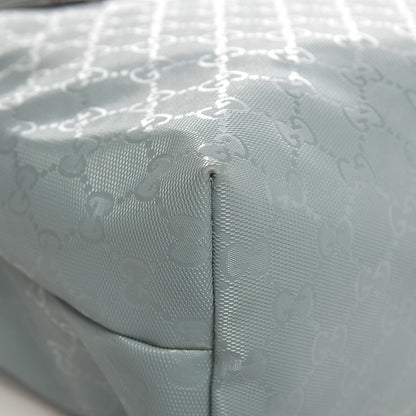 Gucci Imprime Monogram Medium Zippered Shopping Tote Light Blue 11 of 14