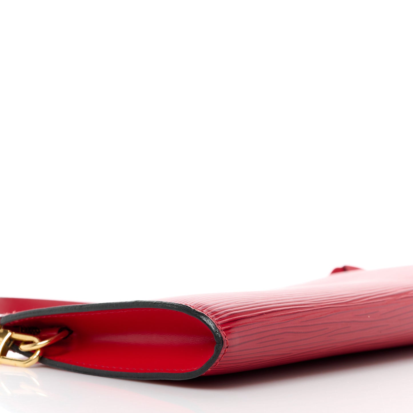 Epi Pochette Accessories 21 Castillan Red