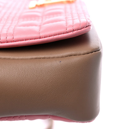 Burberry Lambskin Quilted Small Lola Bag Peony Camel 9 of 9