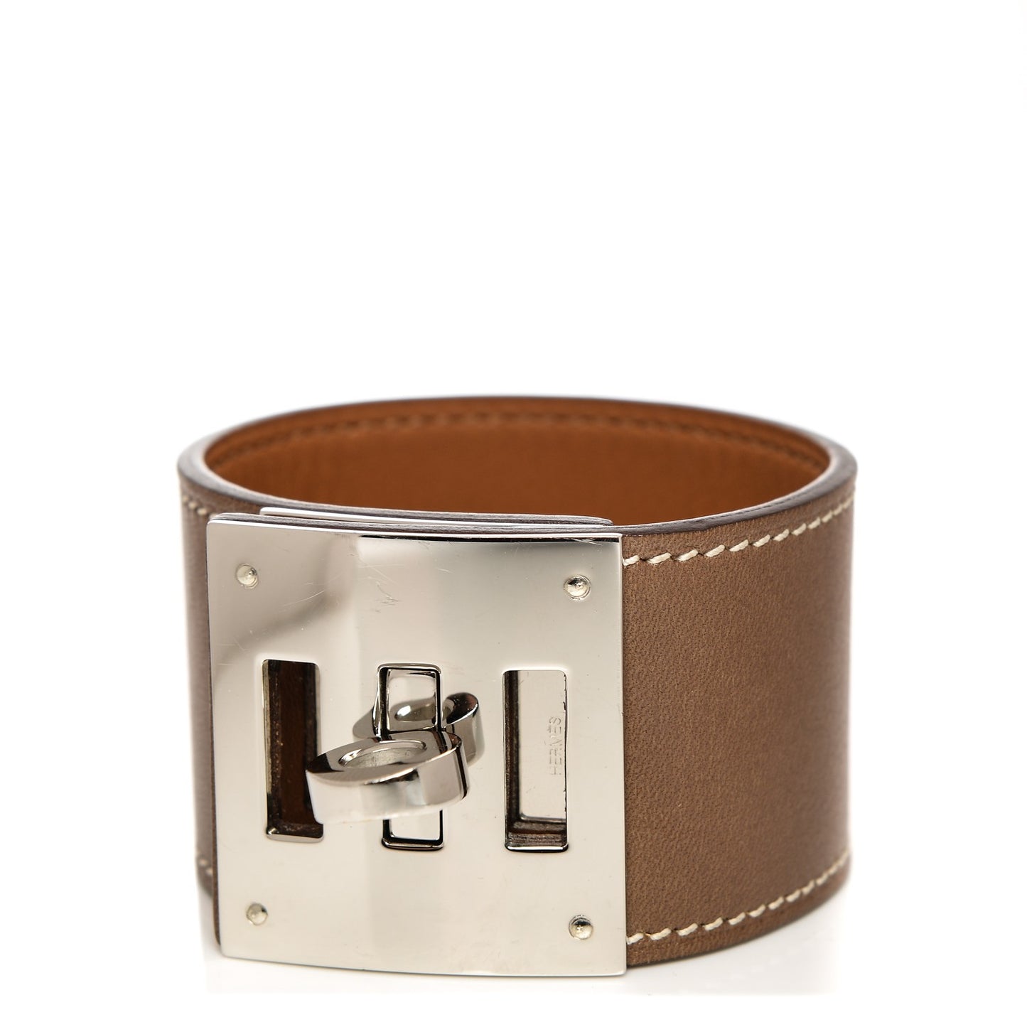 Tadelakt Kelly Dog Bracelet Etoupe