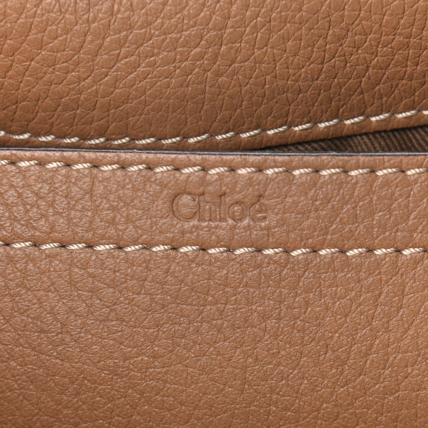 Chloe Calfskin Medium Marcie Round Crossbody Bag Nut 5 of 10