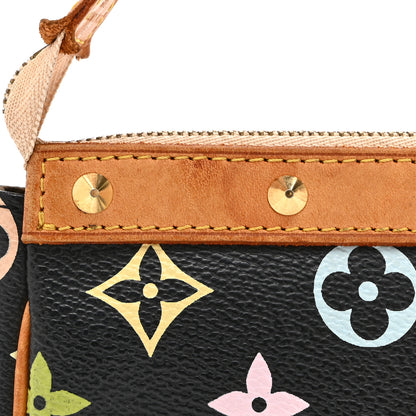 Louis Vuitton Monogram Multicolor Pochette Accessories Black 11 of 12