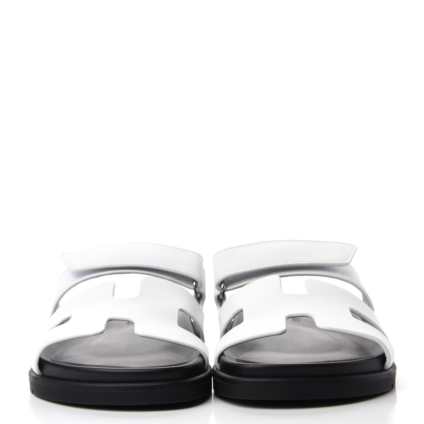 Calfskin Womens Chypre Sandals 40 White