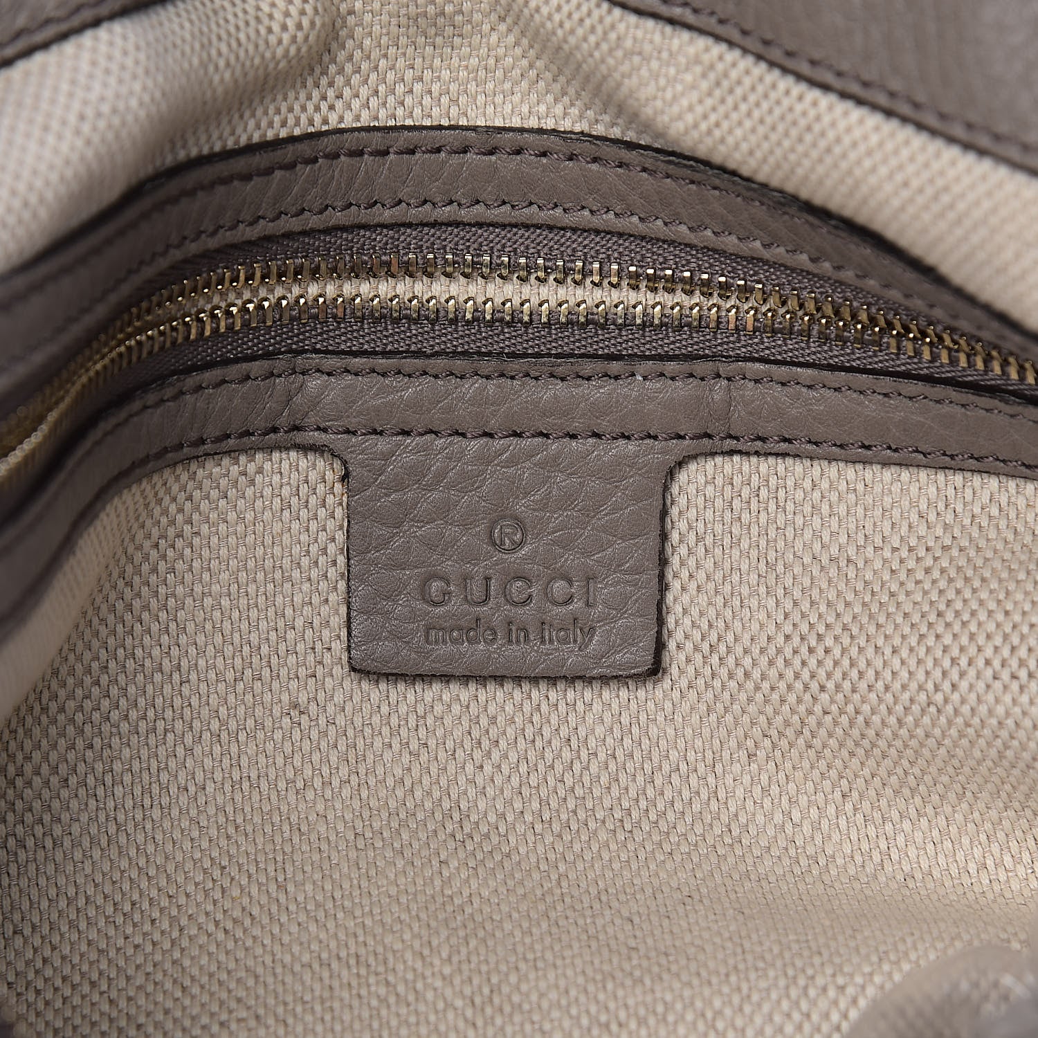 Gucci Pebbled Calfskin Small Soho Hobo New Fango 6 of 10