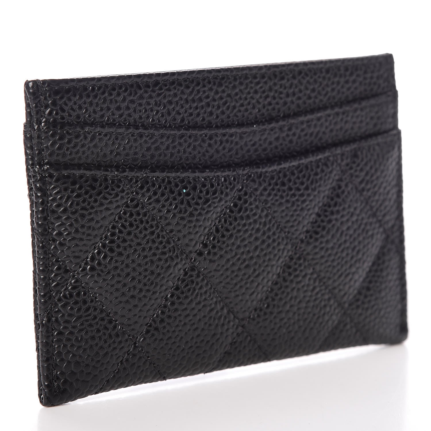 Chanel Caviar Quilted Card Holder Black 3 of 9