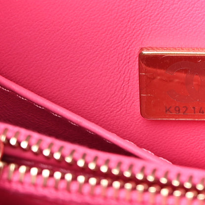 Chanel Caviar Quilted Small Coco Handle Flap Pink 6 of 9